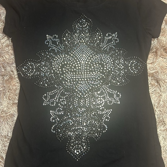 Fitted rhinestone shirt - Picture 3 of 4